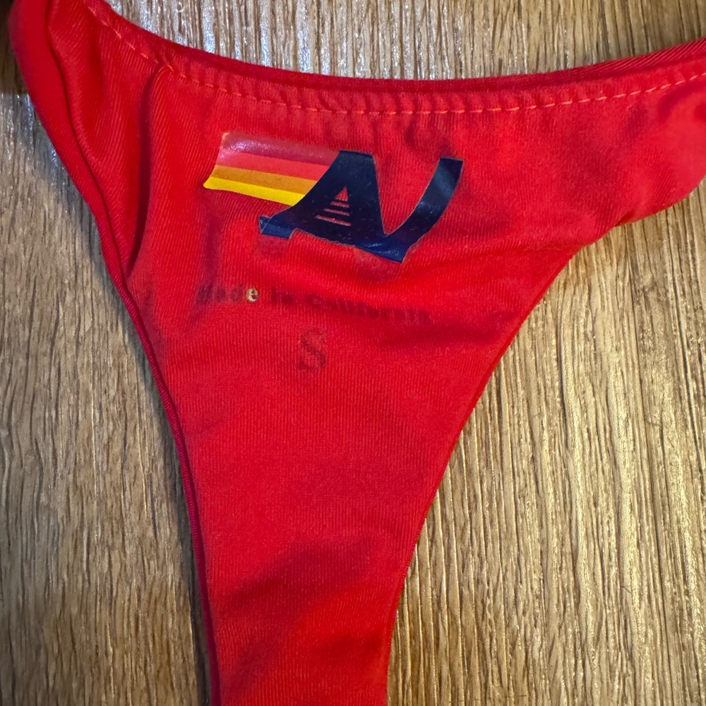 Aviator Nation small red sports bra - Picture 3 of 5